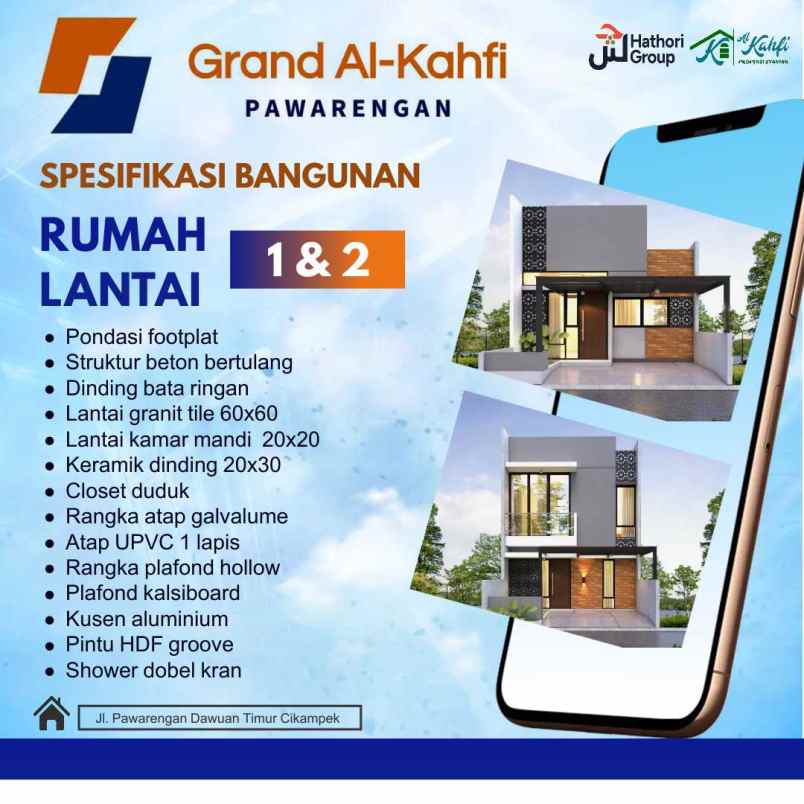 rumah baru 2 lantai dekat stasiun cikampek