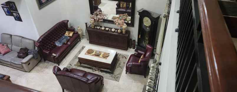 rumah cimanggu full furnished perabot kayu jati etnik
