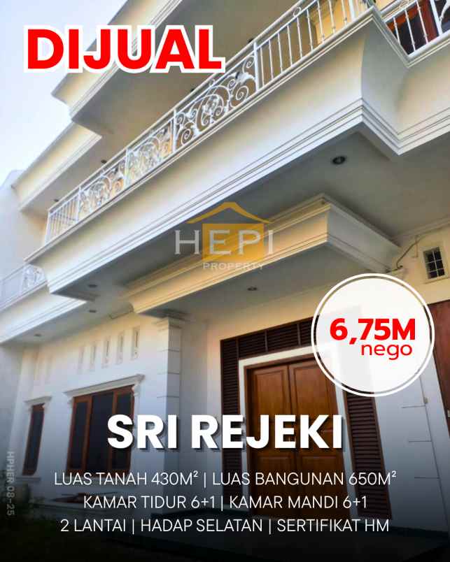 rumah megah di sri rejeki semarang barat