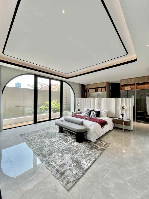 rumah mewah graha famili family full perabot lift kpr