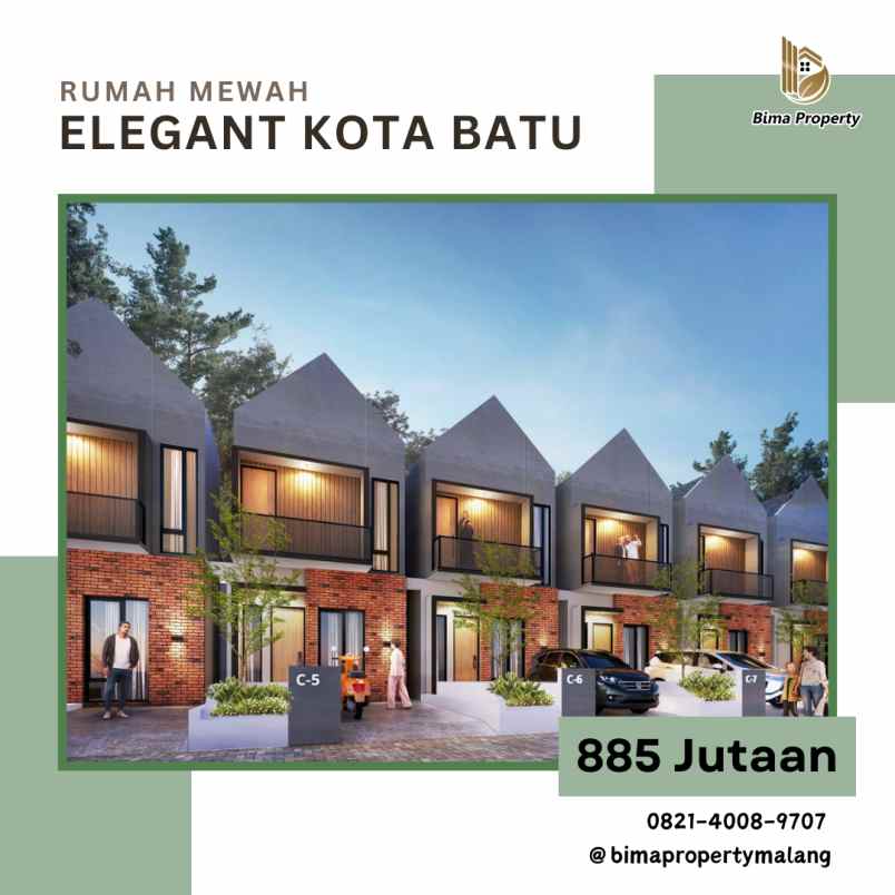 rumah mewah villa business kota batu