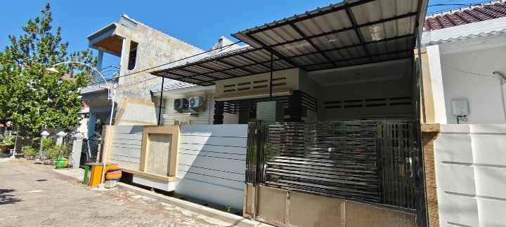 rumah mulyosari minimalis semi furnished depan taman