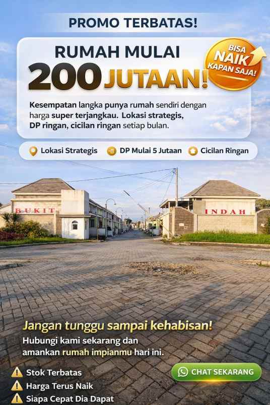 rumah murah cash kredit menganti