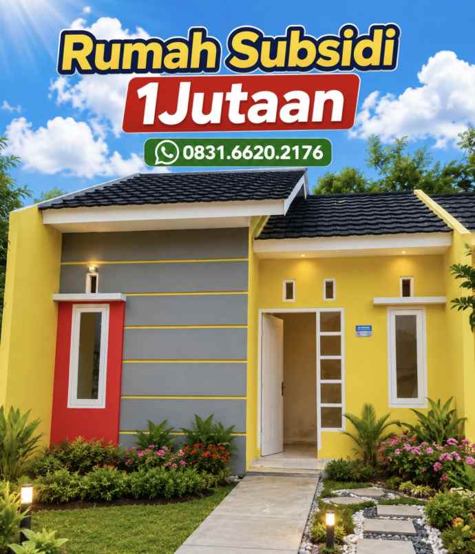 rumah subsidi cicilan 1 jutaan