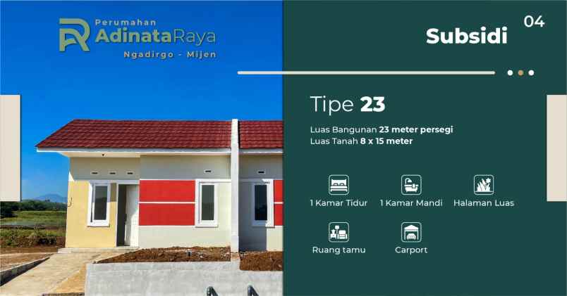 rumah subsidi murah deket bsb city di ngadirgo mijen