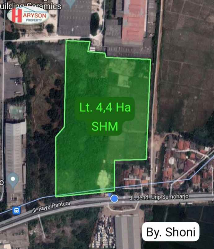 tanah industri 4 4 ha cikarang timur bekasi