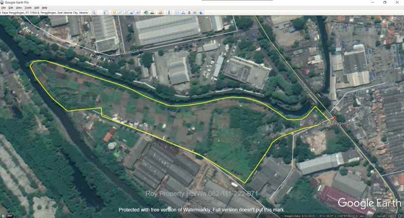 tanah jl raya penggilingan