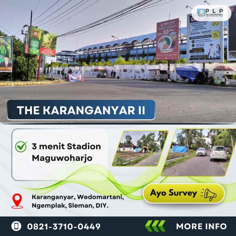 tanah pekarangan strategis utara stadion maguwoharjo