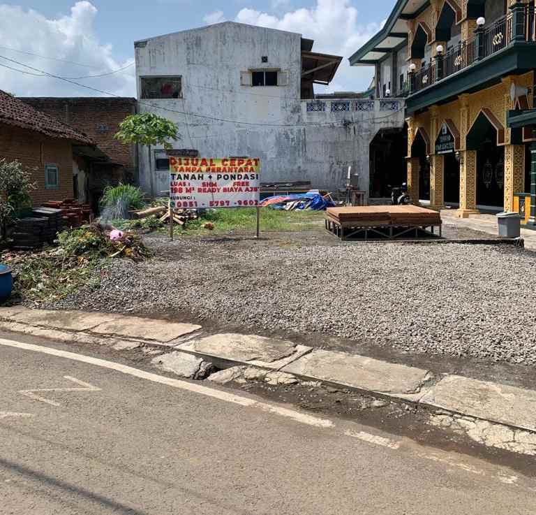 tanah pondasi sebelah masjid lokasi strategis