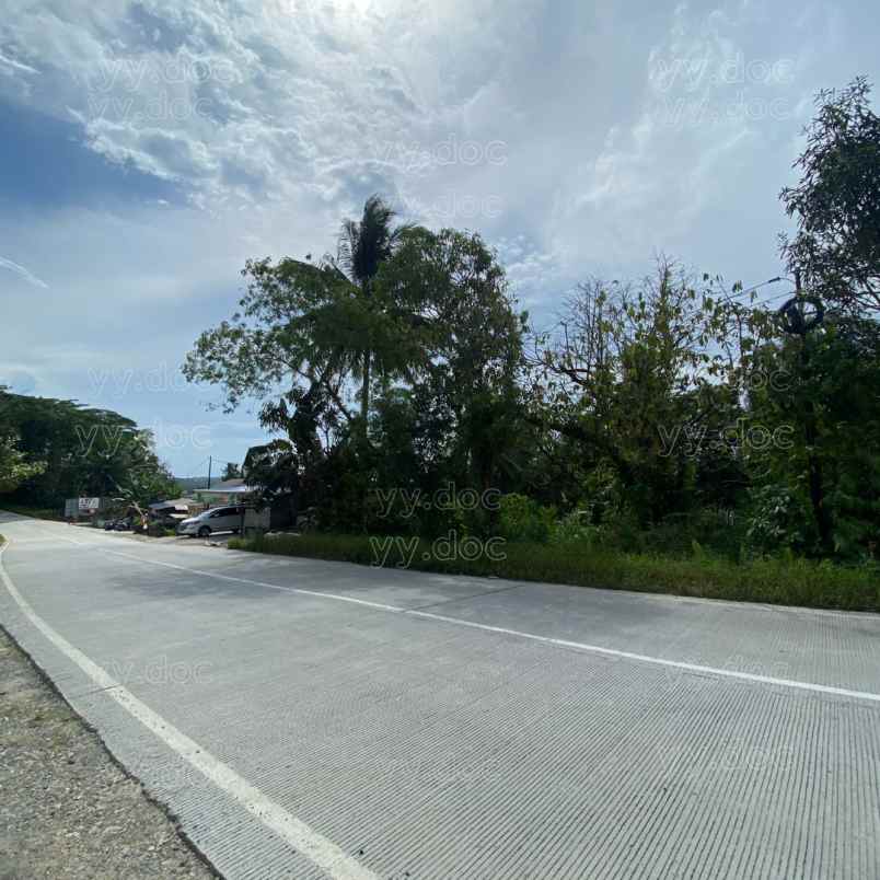 tanah strategis pinggir jalan raya harga nego