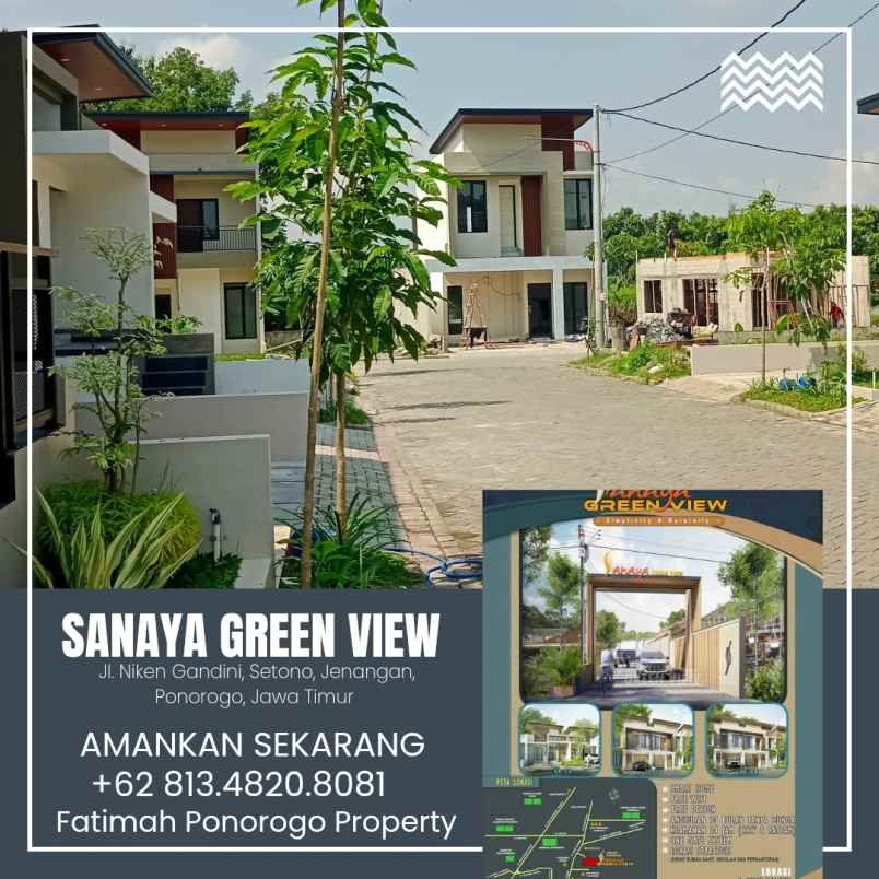 unit menipis rumah 2 lantai di ponorogo