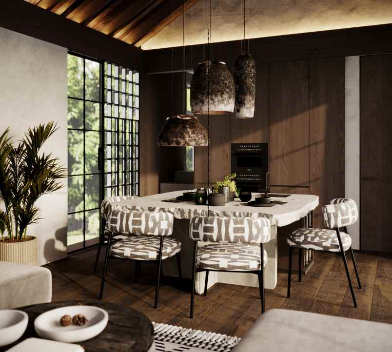 villa in a boutique wellness complex