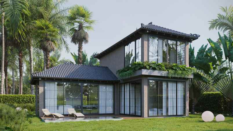 villa in a boutique wellness complex
