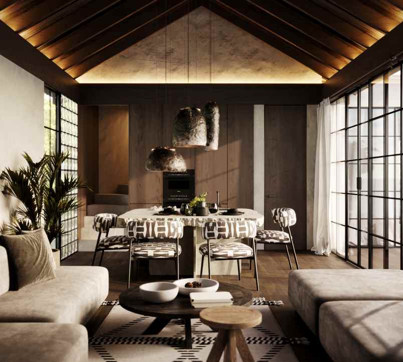 villa in a boutique wellness complex