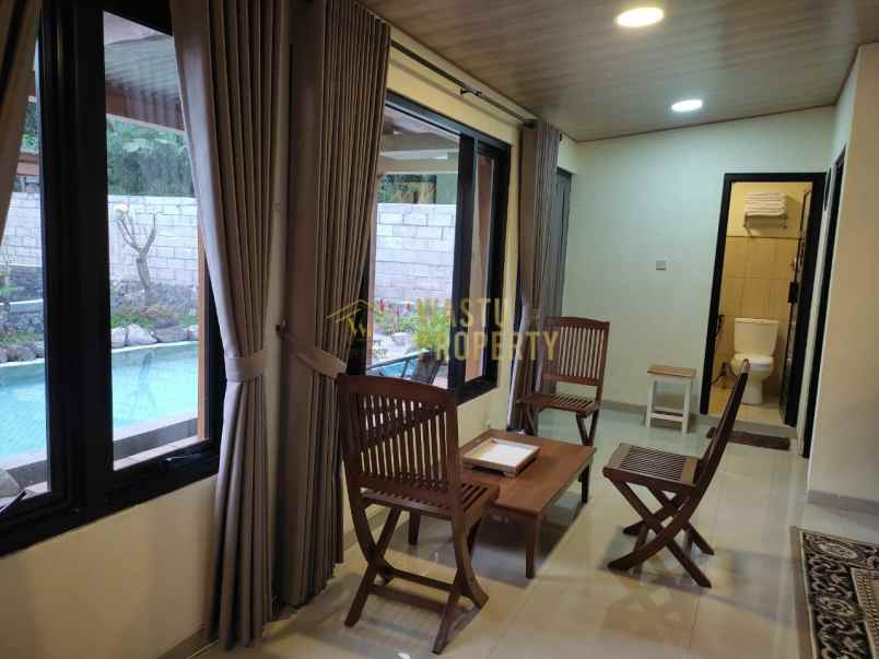 villa tanah luas di pakem kaliurang dekat teras merapi