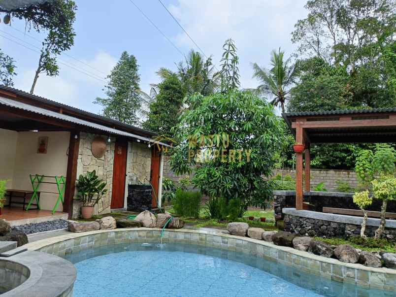 villa tanah luas di pakem kaliurang dekat teras merapi