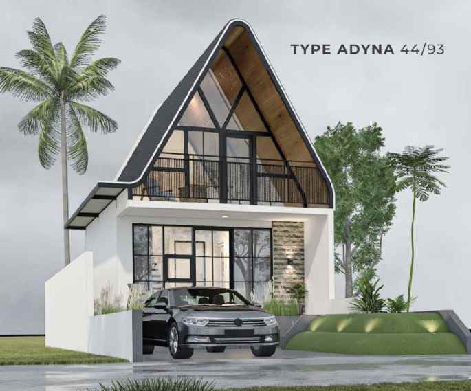 villa trawas view pegunungan