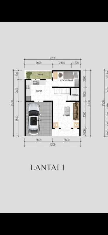 cluster rumah clasik modern 2 5 lantai rooftop