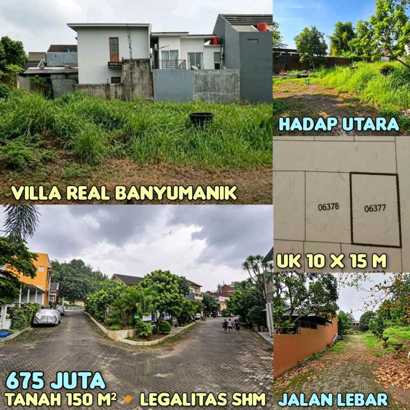 diju tanah di perum villa real banyumanik semarang