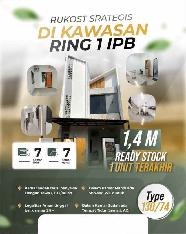 dijual kost situgede