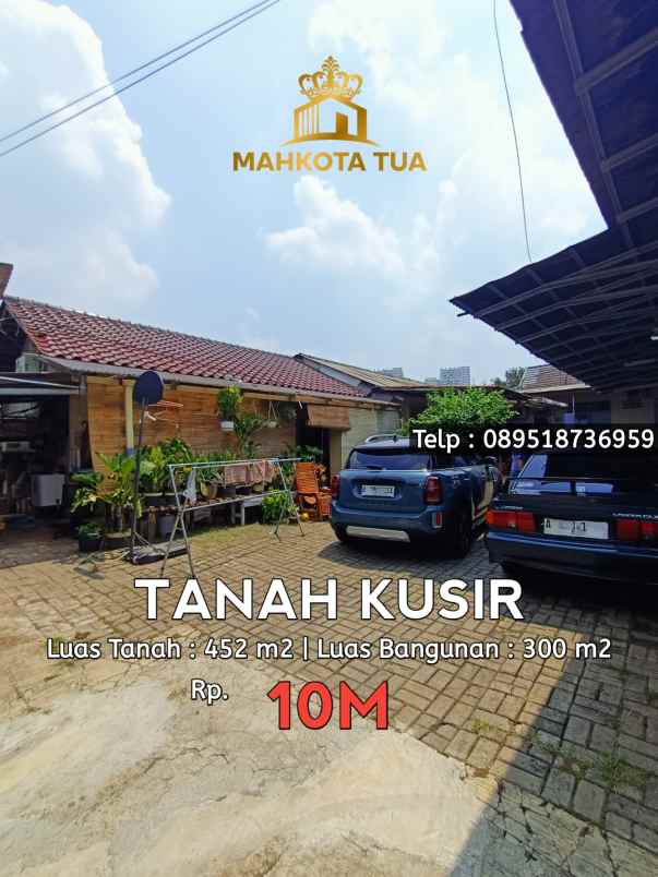 dijual kost tanah kusir