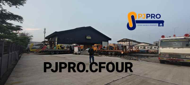 dijual ruko gudang kantor jalan raya bekasi cakung barat
