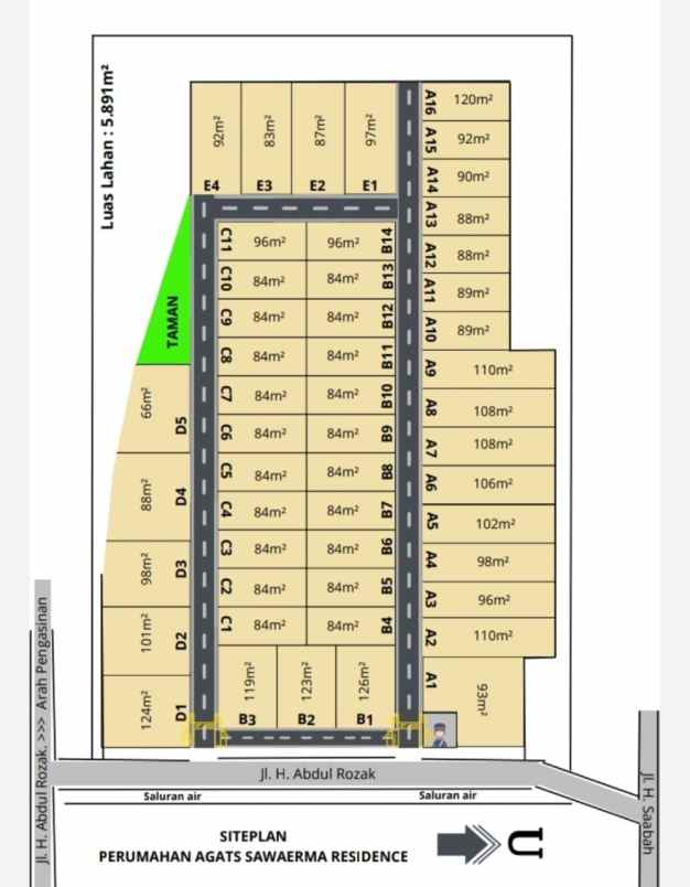 dijual rumah bedahan sawangan depok