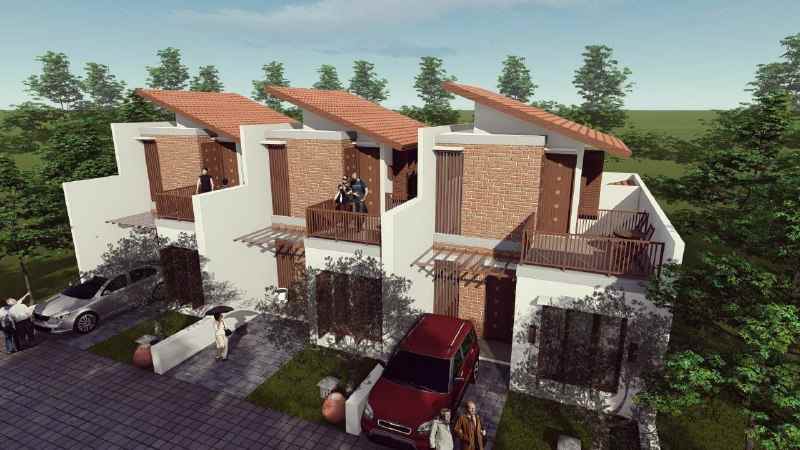 dijual rumah berkonsep tropikal bali di bandung barat