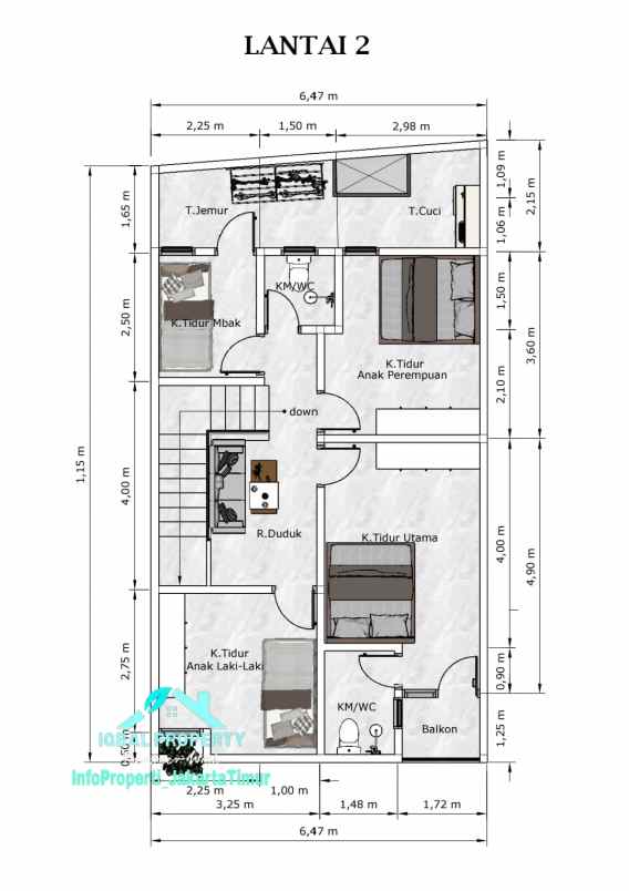 dijual rumah cipinang jaya