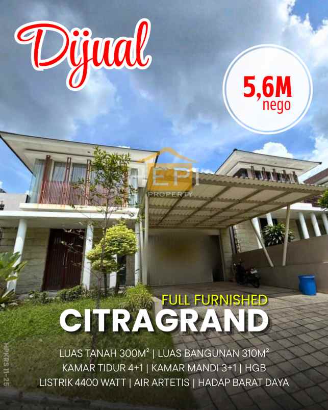 dijual rumah citragrand