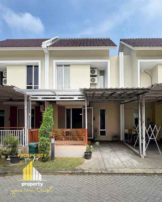 dijual rumah cluster boston village by