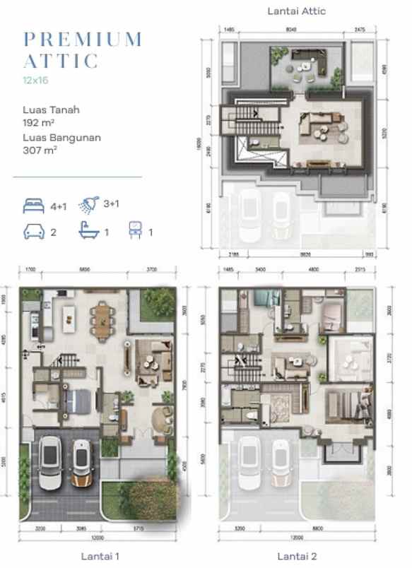 dijual rumah cluster jasmia residence
