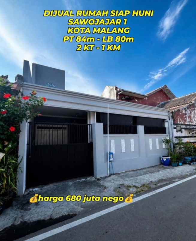 dijual rumah danau sentani sawojajar 1