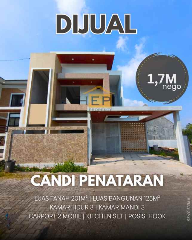 dijual rumah di candi penataran semarang