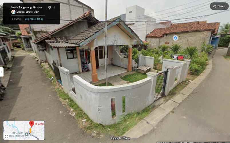 dijual rumah jalan amd gg haji danih kp