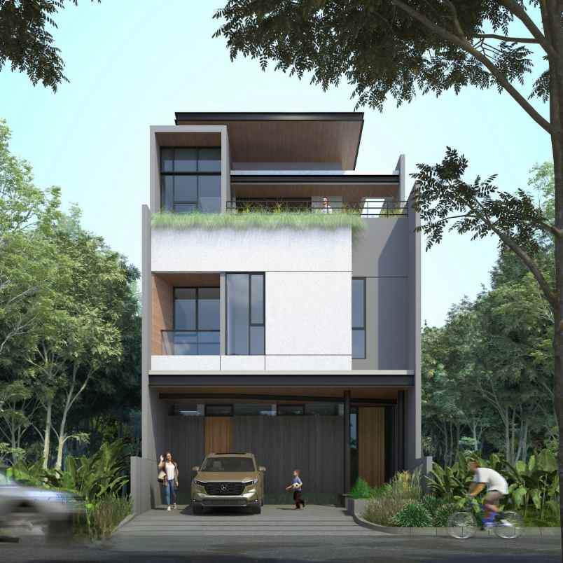 dijual rumah jalan crystal golf citraland