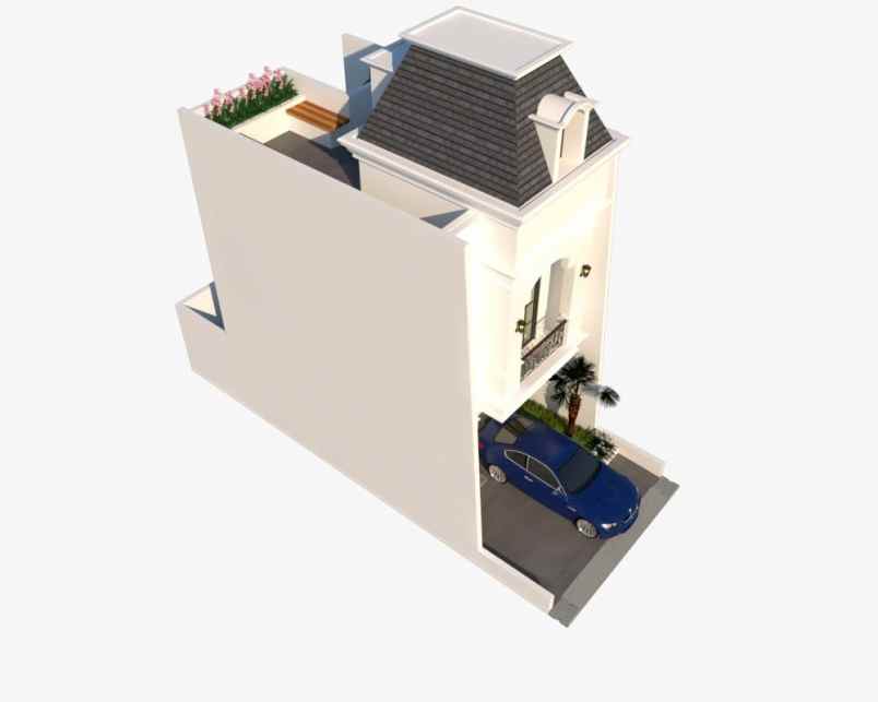 dijual rumah jalan lembah kelapa dua