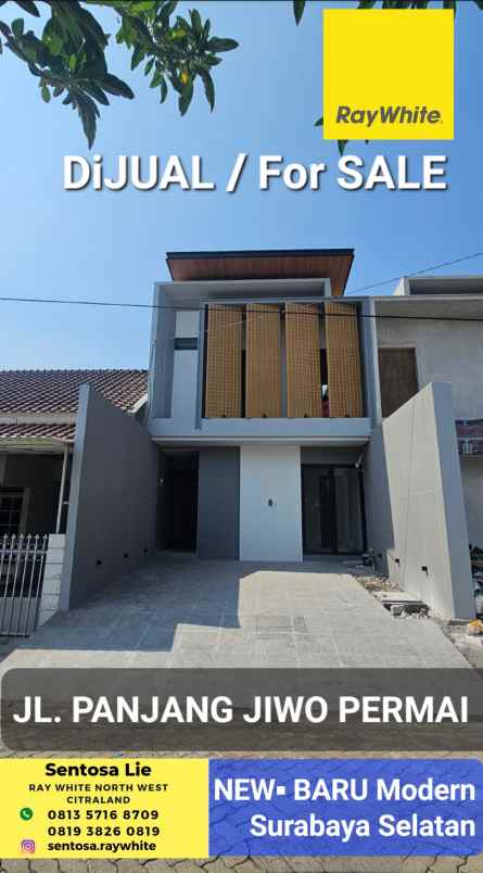 dijual rumah jalan panjang jiwo permai