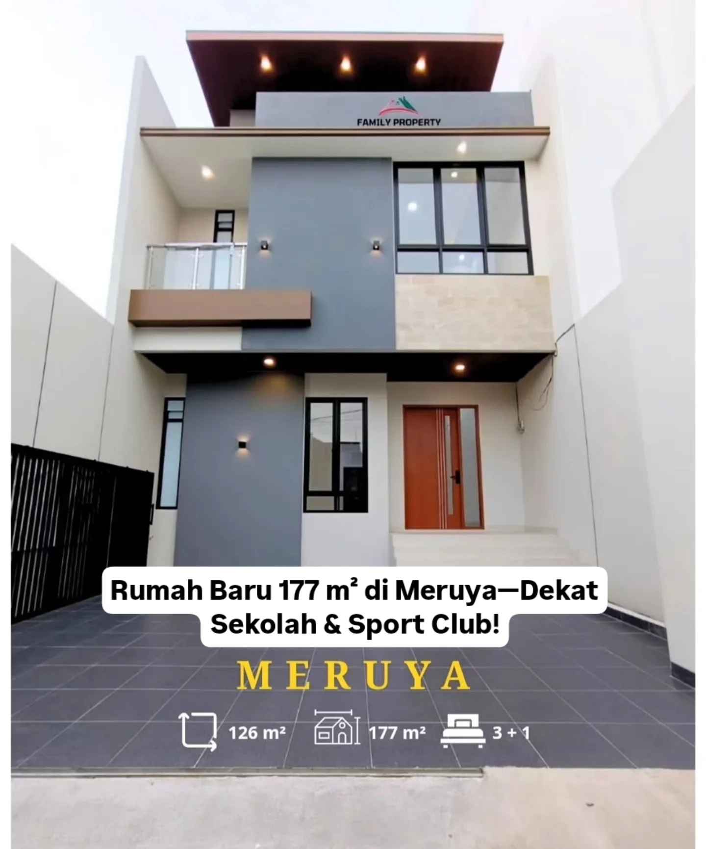 dijual rumah jalan raya meruya jakarta