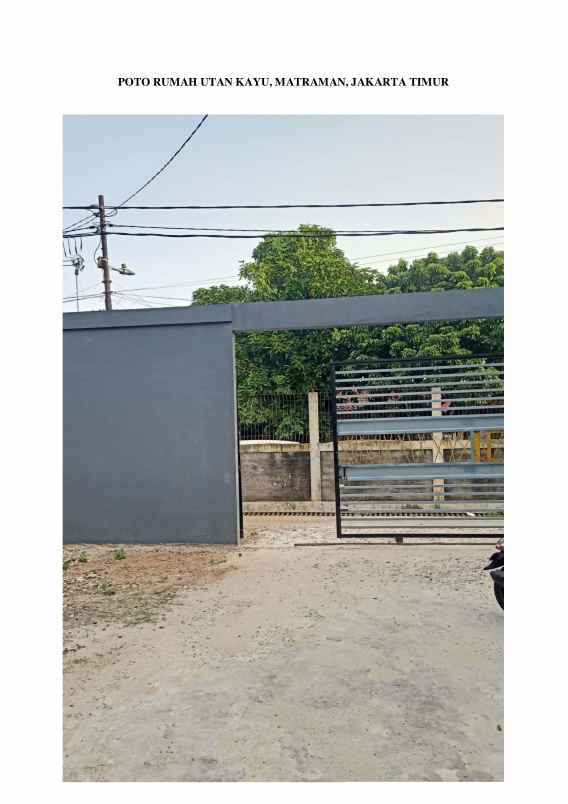 dijual rumah jalan utan kayu
