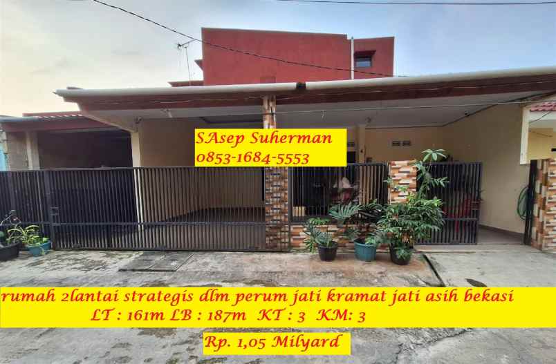 dijual rumah jati kramat jati asih