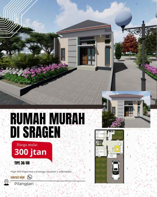 dijual rumah jetis pilangsari sragen