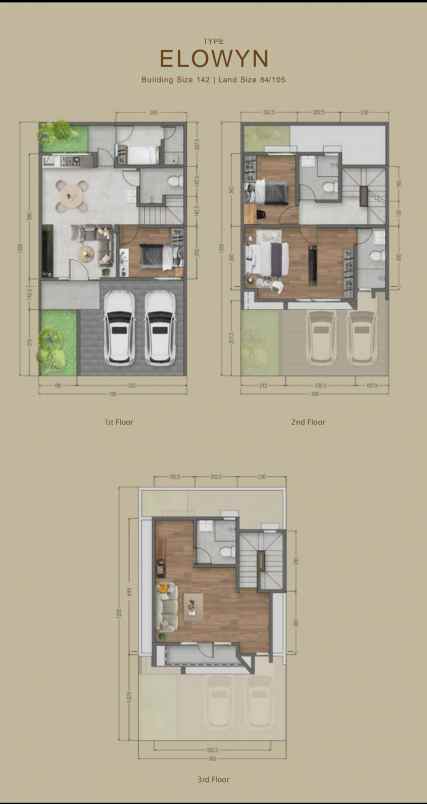 dijual rumah jl aria putra serua indah