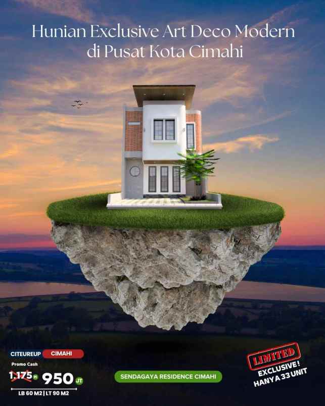 dijual rumah jl cisasawi kota cimahi