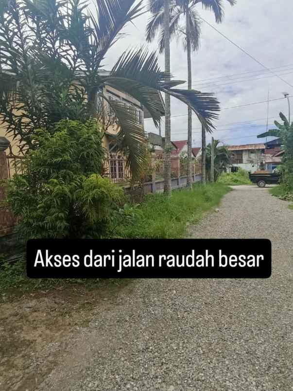 dijual rumah jl raudah