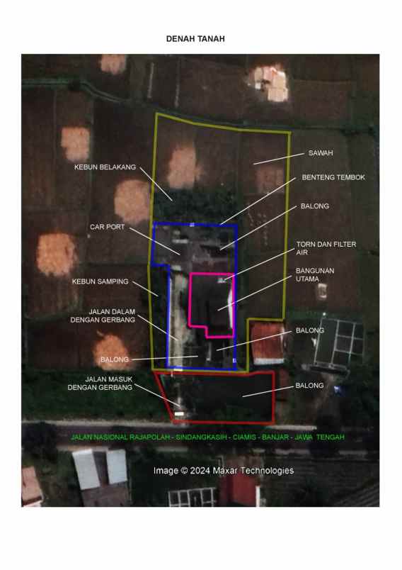 dijual rumah jl raya nasional iii