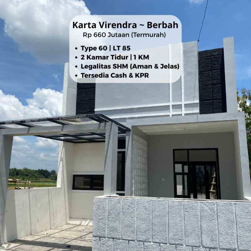 dijual rumah karta virendra jl utama pd