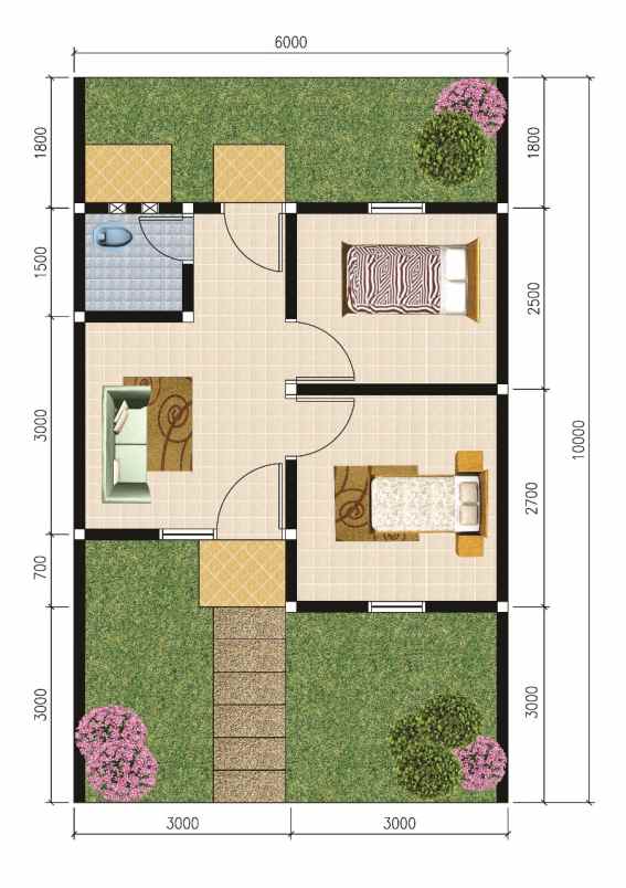 dijual rumah kedung pengawas