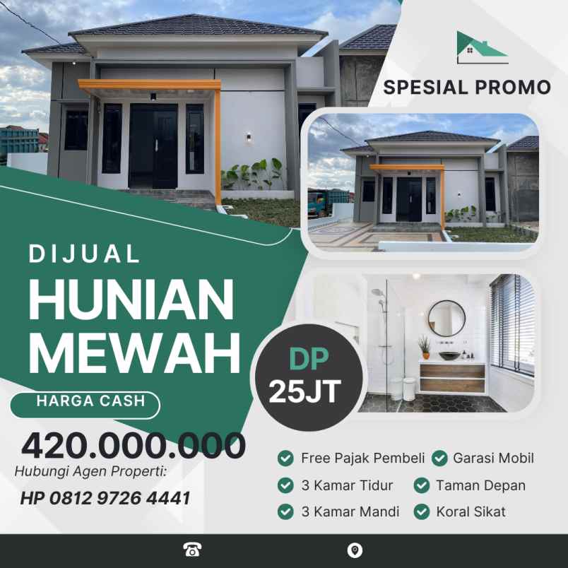 dijual rumah panam