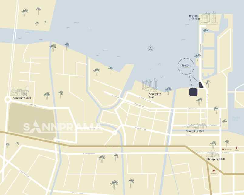 dijual rumah pantai mutiara